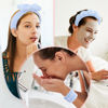 Picture of ATROCH Sponge Spa Headbands for Women & Wristband Set,Puffy Makeup Headband Set for Washing Face,Soft Towel Skin Care Head Band,Cute Hair Band Shower 4 Pcs