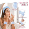 Picture of ATROCH Sponge Spa Headbands for Women & Wristband Set,Puffy Makeup Headband Set for Washing Face,Soft Towel Skin Care Head Band,Cute Hair Band Shower 4 Pcs