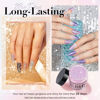 Picture of AZUREBEAUTY Dip Nails Powder Starter Kit, Silver Pink Blue Purple Black Shiny Chrome Platinum 8 All Season Colors with Nail Sticks, Base Glossy/Matte Top Coat Activator Liquid Set Manicure Art 30 PCS