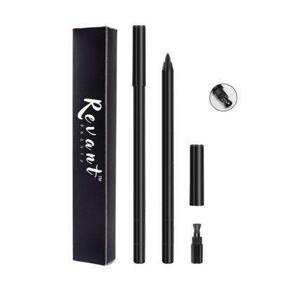 Picture of Revant Beauty Gel Eyeliner for Mature Women, Round Tip Design - Waterproof, Sweat and Smudge Resistant Precision Eyeliner for All Day Use (black)