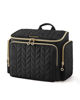 Picture of BAGSMART Travel Toiletry Bag, Large Wide-open Travel Bag for Toiletries, Makeup Cosmetic Travel Bag with Handle-Black