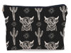 Picture of Lacosu Western black Makeup Bag,Western Gifts For Women,Cow Makeup Bag,Cowgirl Stuff,Western Stuff For Women,Western Gifts,Cowgirl Gifts(black)