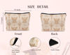 Picture of Lacosu Western beige Makeup Bag,Western Gifts For Women,Cow Makeup Bag,Cowgirl Stuff,Western Stuff For Women,Western Gifts,Cowgirl Gifts(beige)