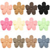 Picture of 12 Pieces Flower Claw Clips for Women Girls - Large, Strong Hold Jaw Clips in 12 Matte Colors for Thick and Thin Hair