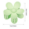 Picture of 12 Pieces Flower Claw Clips for Women Girls - Large, Strong Hold Jaw Clips in 12 Matte Colors for Thick and Thin Hair