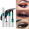 Picture of 4D Silk Fiber Mascara set, 2 in 1 For VIBELY Mascara & Eyeliner & Eyebrow Pencil (Brown) set, No Clumping, Long-lasting, Creates Natural-Looking Brows and Stays on All Day (3 PCS)