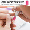 Picture of Rolybag Sanding Bands for Nail Drill 240 Grit Extreme Fine Nail Sanding Bands 200Pcs Pink Professional Sanding Bands and 2Pcs Nail Drill Bits for Manicures and Pedicure