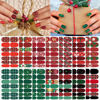 Picture of TailaiMei 14 Sheets Christmas Nail Wraps Stickers Nail Polish Strips Self-Adhesive Full Wraps with 2 pcs Nail Files for DIY Nail Art Decals (Celebrate Style)