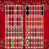 Picture of TailaiMei 14 Sheets Christmas Nail Wraps Stickers Nail Polish Strips Self-Adhesive Full Wraps with 2 pcs Nail Files for DIY Nail Art Decals (Celebrate Style)