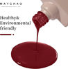 Picture of MAYCHAO 15ML Gel Nail Polish 1Pc Burgundy Red Gel Polish Soak Off UV LED Nail Polish Nail Art Starter Manicure Salon DIY at Home, 0.5 OZ
