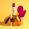 Picture of Coco & Eve Sunny Honey Bali Bronzing Bundle (Dark). All Natural Sunless Tanning Mousse. Instant Self Tanning Lotion with Bronzer, Mitt Applicator and Kabuki Brush.