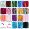 Picture of Hair Tinsel,18 Colors Hair Tinsel Kit for Girls 7600 Strands Fairy Tinsel Hair Extensions Holographic Hair Tinsel Heat Resistant Colored Hair Glitter Christmas Party Festival (18 Colors)