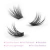 Picture of DIY Eyelash Extension, Individual Lashes, 3D Effect Reusable 40 Cluster Lashes, C Curl Fluffy Wispy Individual Eyelash Clusters for Home Eyelash Extensions (12mm)