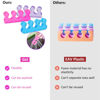 Picture of SUNFATT Toe Separators for Pedicure,Toe Separators for Nail Polish,Pedicure Toe Spacers,Toe Spacers use for separation of toenails or nails,Soft Gel Toenail Spacers Pedicure Kit.(6pcs)