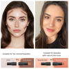 Picture of evpct 4 Colors Contour Stick Makeup Set Concealer Stick Cream Contouring Contour Palette Makeup Kit for Beginners Nose Bronzer Stick Liquid Contour Face Highlighter Makeup contorno maquillaje 01+03