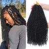 Picture of Dansama 7 Packs Passion Twist Hair Water Wave Braiding Hair for Butterfly Style Crochet Braids Bohemian Hair Extensions (18inch (Pack of 7), #2)