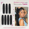 Picture of Dansama 7 Packs Passion Twist Hair Water Wave Braiding Hair for Butterfly Style Crochet Braids Bohemian Hair Extensions (18inch (Pack of 7), #2)