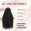Picture of Dansama 7 Packs Passion Twist Hair Water Wave Braiding Hair for Butterfly Style Crochet Braids Bohemian Hair Extensions (18inch (Pack of 7), #2)