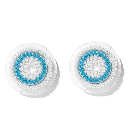Picture of Evetree Brush Head Replacements Compatible with Clarisonic Mia 1, Mia 2, Mia Fit, Alpha Fit, Smart Profile Uplift and Alpha Fit, Deep Pore Facial 2 Pack(Deep Pore)
