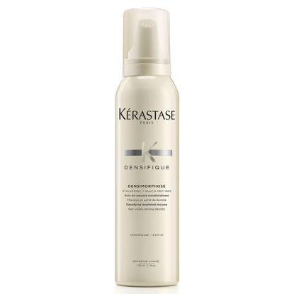 Picture of Kerastase Densifique Densimorphose Hair Mousse | Volumizing & Thickening Styling Mousse | Adds Shine | With Hyaluronic Acid | For Fine, Thin & Thinning Hair | 5.1 Fl Oz