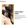 Picture of Koeuoi Classic Styling Curly Hair Brush. 9 Row Black Brush for Detangling, Separating, Shaping. For Women and Men Wet or Dry Hair.