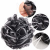Picture of BTYMS 4 Pieces Shower Loofahs Bath Scrunchies 75g/pcsLarge Bath Sponge Body Loofahs Shower Pouf Mesh Pouf for Bathing