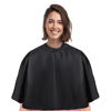 Picture of Short Barber Cape, Waterproof Nylon Salon Hair Cutting Cape, Makeup Artist Cape for Hair Dye, Comb-out, Styling, Shampoo