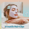 Picture of YIERSO 8 Pcs No bend Hair Clips No Crease Makeup Hair Clip Duckbill Clips No Dent Creaseless Flat Clip Alligator Hair Barrettes for Salon Hairstyle Women Girls Makeup Accessories (Yellow)
