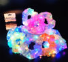 Picture of Light Up Scrunchies Party Favor, Valentine's day LED Scrunchy Hair Ties for Women & Girls Hair 80s, Glow in the Dark Party Supplies Festival Rave Accessories for Neon Glow Party