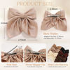 Picture of 6Pcs Hair Bows for Women, Bow Hair Clips, Silky Satin Hair Bows for Girls, Neutral Colors Hair Ribbon, Cute Bow Clips for Women, Hair Accessories Valentine's Day Gifts