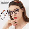 Picture of TOBATOBA Flex No Pressure Headbands, Headbands for Glasses Wearers, Sunglasses Headband No Headache Headband Comfortable Headbands, Plastic Headbands with Teeth, Non Slip for Women Girls