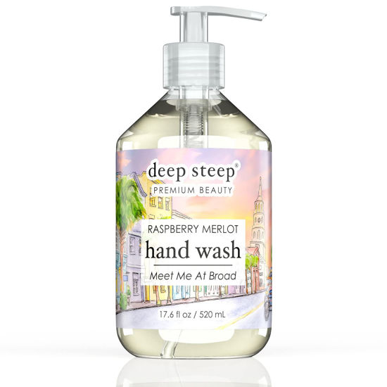 Picture of Deep Steep Liquid Hand Wash, 17.6 Ounces (Raspberry Merlot)
