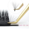 Picture of NAGARAKU Easy Fan Mega Volume Eyelash Extensions 0.03 C curl 8-10-12mm Mix Self Blooming Rapid Automatic Flower 3 Layers Soft Pre-glued Lashes