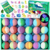 Picture of Bath Bombs for Kids with Toys Inside - 24 Pack Kids Bath Bombs with Glow in The Dark Bath Toys Inside, Natural Organic Bubble Bath Fizzy Bath Bombs for Girls Boys, Birthday Gifts for Kids