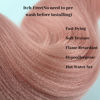 Picture of Rose Gold Pink Braiding Hair Pre stretched Human Braiding Hair Kanekalon Braiding Hair 30 Inch