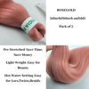 Picture of Rose Gold Pink Braiding Hair Pre stretched Human Braiding Hair Kanekalon Braiding Hair 30 Inch