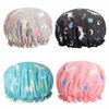 Picture of Unicorn Shower Caps, Double Layers Bath Hat for Women Girls to Cover Long and Thick Hair, Reusable Waterproof Bonnet 4 Pack