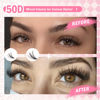 Picture of GAQQI Lash Clusters 320Pcs Individual Lashes 50D Mixed 9-16mm Eyelash Clusters C Curl Lash Clusters Look Like Mink Eyelash Extensions Thin Band Soft to Use Self Application(50D-CMIX）