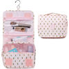 Picture of Narwey Hanging Toiletry Bag for Women Travel Makeup Bag Organizer Toiletries Bag for Travel Size Cosmetics Essentials Accessories (Cactus)