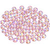 Picture of Rhinestones Novani Rhinestones for Crafts Glass Crystals Nail Rhinestones Flatback Nail Gems and Rhinestones for Nails Art Makeup Face Clothes Shoes Decoration DIY(SS10,1440pcs,Pink AB)
