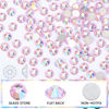 Picture of Rhinestones Novani Rhinestones for Crafts Glass Crystals Nail Rhinestones Flatback Nail Gems and Rhinestones for Nails Art Makeup Face Clothes Shoes Decoration DIY(SS10,1440pcs,Pink AB)