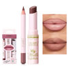 Picture of USHAS Lipstick and Lip Liner Combo Set 2 in 1 Waterproof Lipstick and 24H Lip liner Set Long Lasting Lipsticks for Women, Matte Lipstick Pen with Lip Liner Makeup Kits Set (S14, Pack of 1)