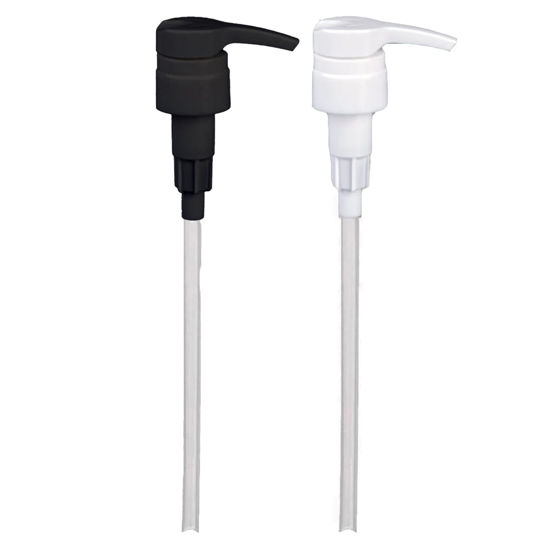 Picture of Universal Shampoo/Conditioner Dispenser Pump for Bottles, Leak Proof, Pump Top Fits 1 L/33.8 oz Bottles, 28/410 Neck Size, Variety Pack of 2 (Includes Black and White Pumps)