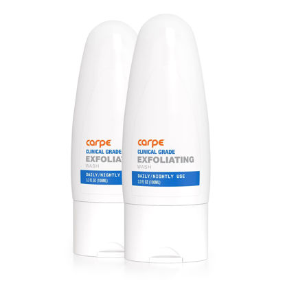 Picture of Carpe Exfoliating Underarm Scrub with Odor Protection, Underarm Exfoliator to Improve Deodorant Performance - Energizing Minty Fresh Smell - Armpit Scrub for Women and Men (2 Pack)
