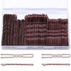 Picture of TsMADDTs 200PCS Bobby Pins Brown U Shaped Hair Pins for Buns Women Girls with Storage Box, 2.4IN&2IN