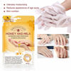 Picture of Hand Peel Mask 5 pack, Hand Masks Moisturizing Gloves, Hand Repair Glove for Dry Hands, Remove Dead Rough Skin (honey and milk)