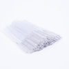 Picture of i-Laesh Skinny Mascara Wands - Eyebrow Brushes for Lash Extensions, Beauty Makeup Tool - 50 Pcs (Crystal White)