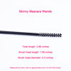 Picture of i-Laesh Skinny Mascara Wands - Eyebrow Brushes for Lash Extensions, Beauty Makeup Tool - 50 Pcs (Black)