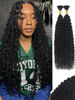 Picture of Boho Human Braiding Hair Curly Human Hair Braiding Hair For Boho Knotless Bohemian Micro Braiding Hair Human Hair 100g 2 Bulk Human Hair Bundles For Braiding No Weft Hair Extensions YNiSew
