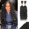 Picture of Wet and Wavy Human Hair Braiding Hair 100 Percent Human Braiding Hair For Boho Braids Bulk Human Hair For Braiding 100g 2 Bundles No Weft Hair Extensions YNiSew